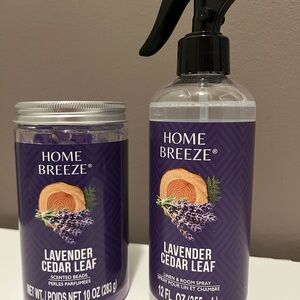 Home Breeze Lavender Cedar Leaf Set